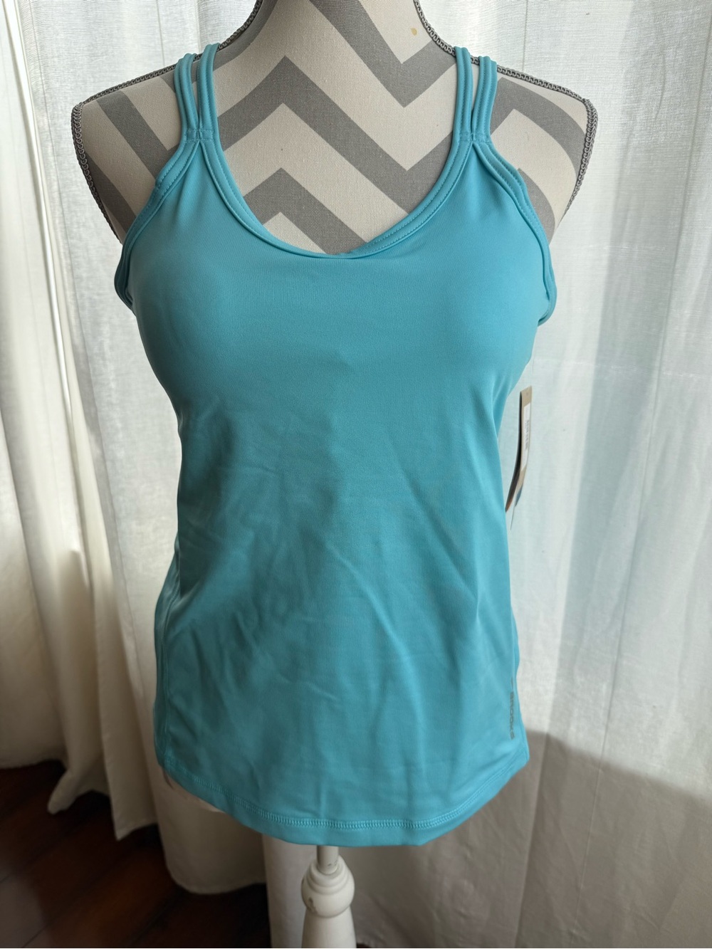 Brooks Aqua Double-Strap Women’s Active Tank